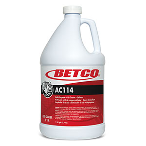 Betco AC114 Acid Cleaner and Delimer - Cleaning Chemicals